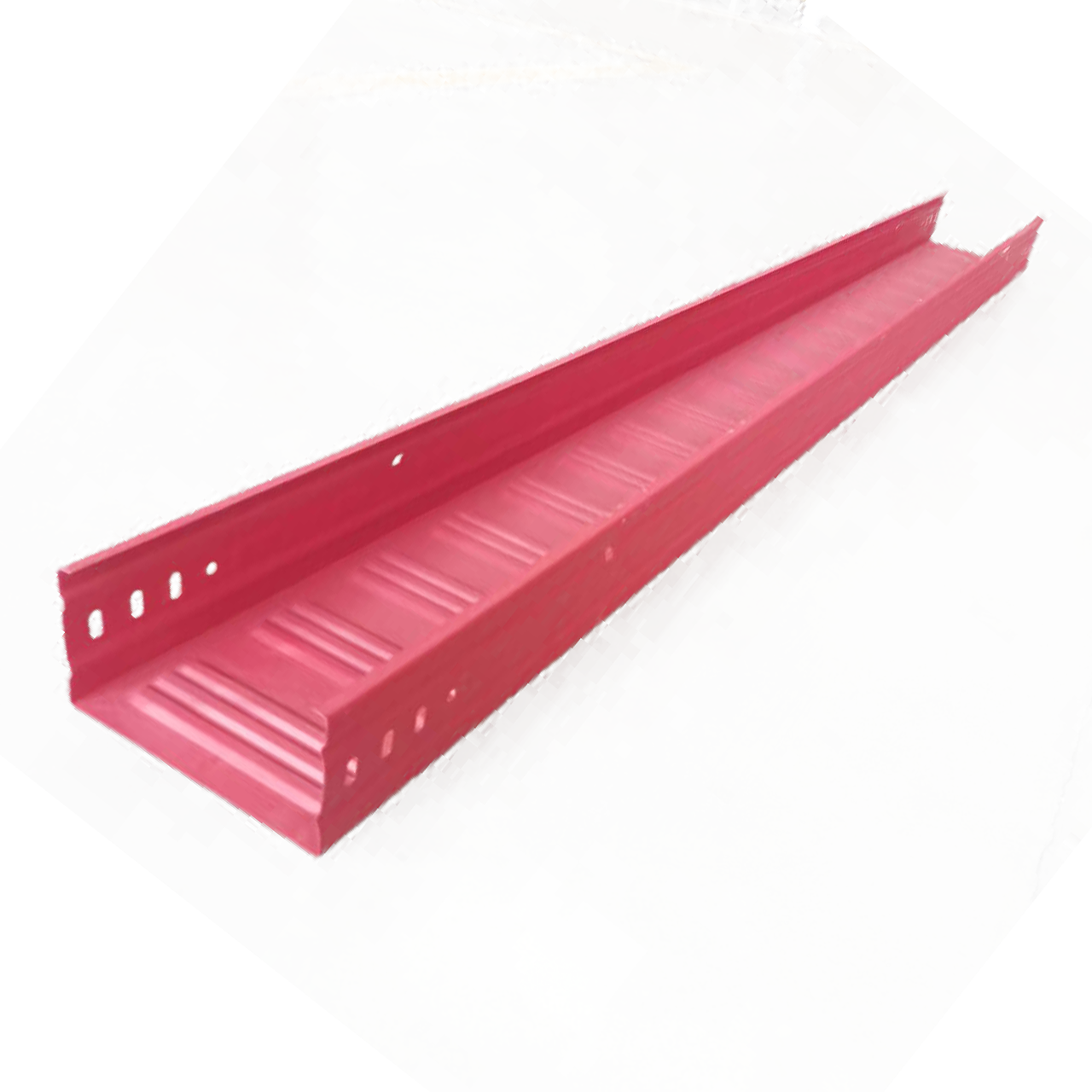 Steel trough-type cable trays